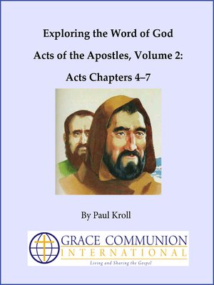 cover image of Exploring the Word of God Acts of the Apostles Volume 2